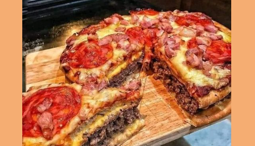 PIZZA BURGER PIE