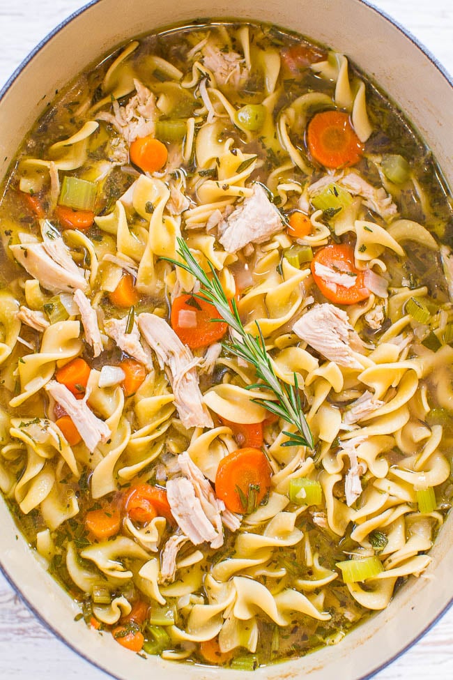 Homemade Turkey Noodle Soup