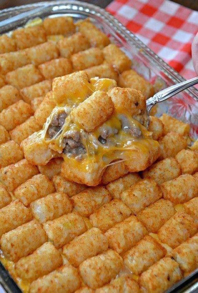 Taco Tater Tot Casserole