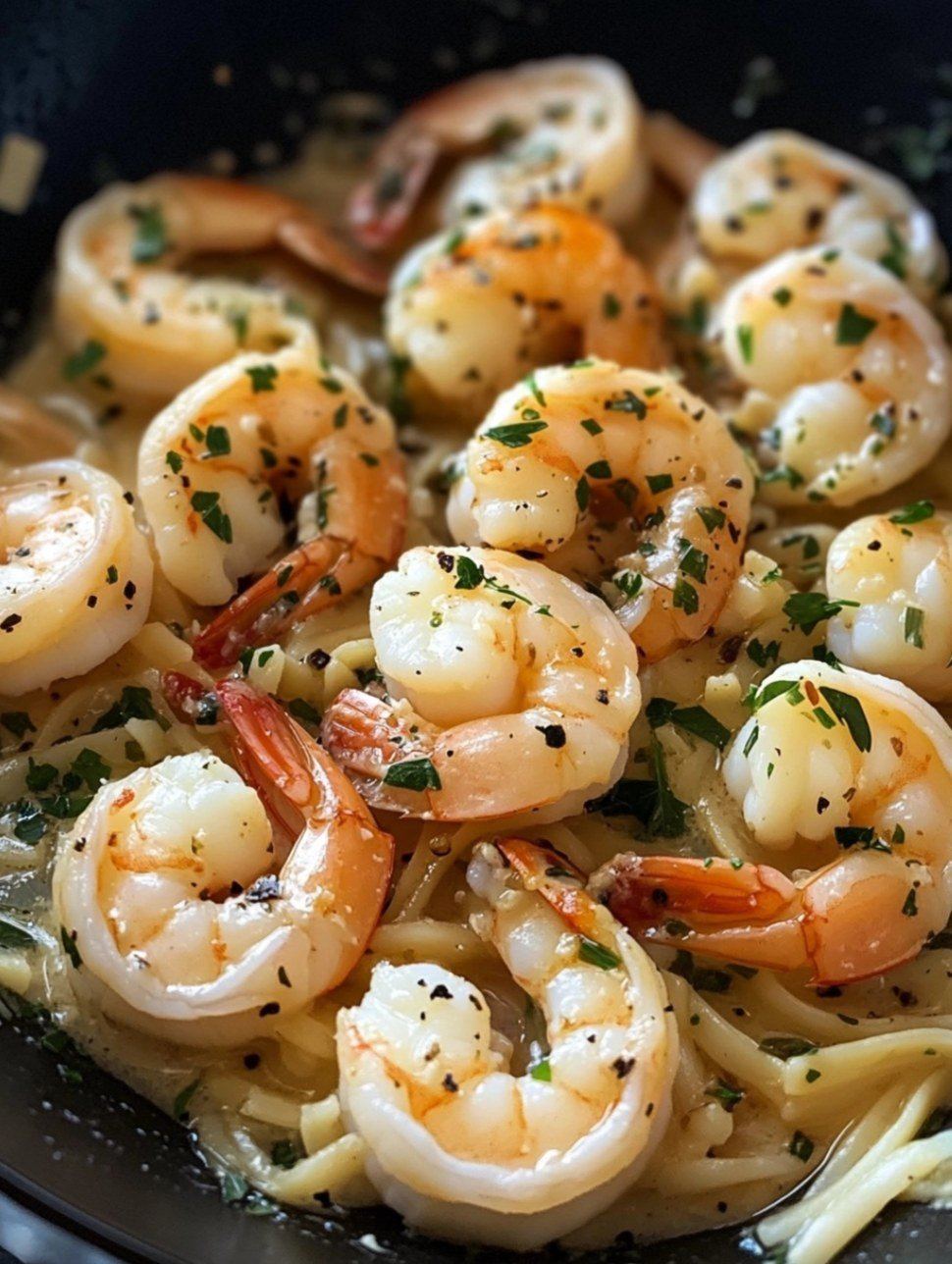 Quick Garlic Butter Shrimp Scampi Recipe