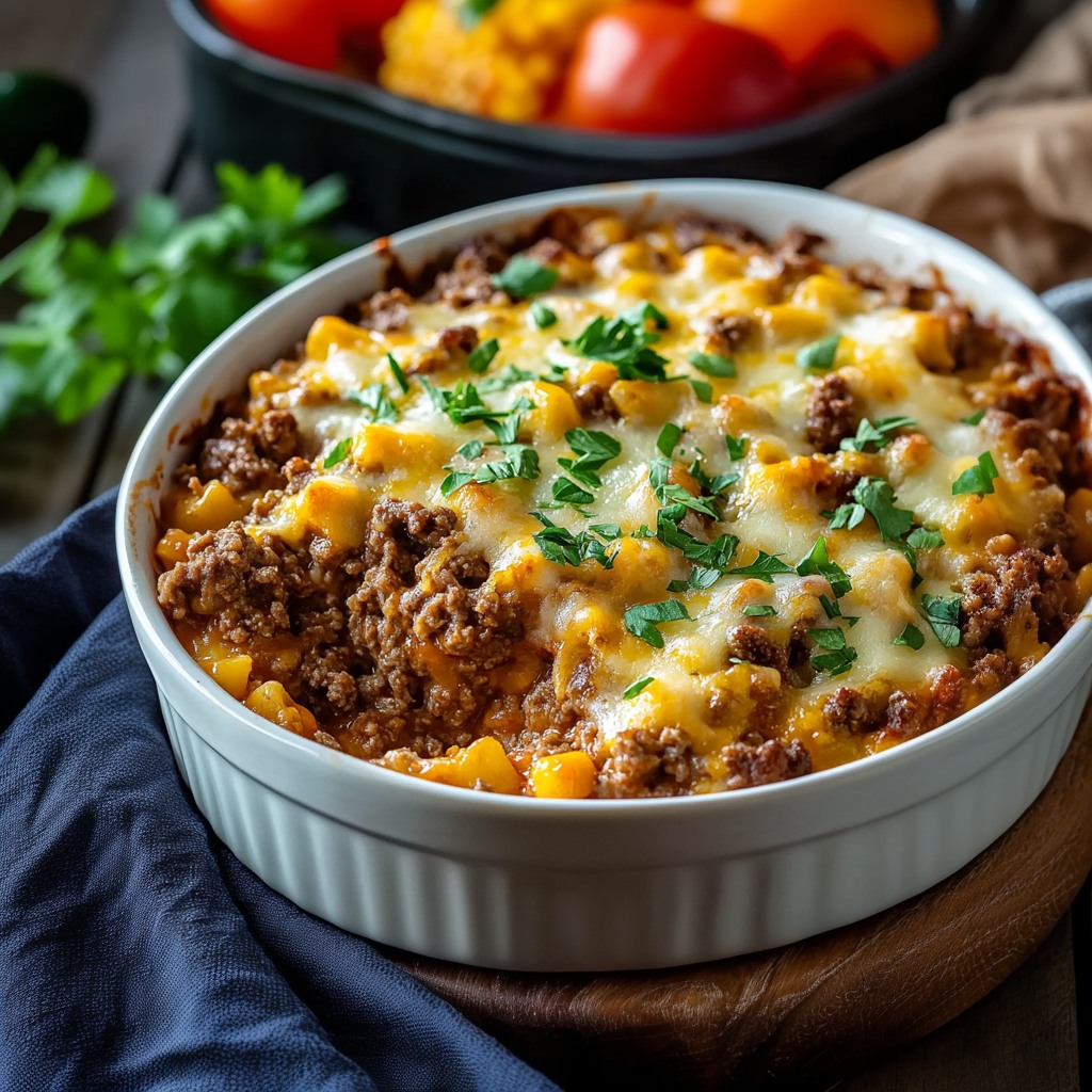 Grandma’s Ground Beef Casserole