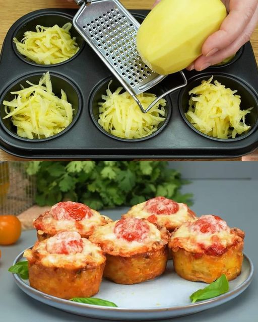 Savory Vegetable and Ham Muffins Recipe