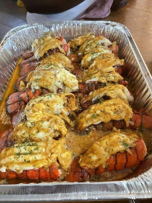 Broiled Lobster Tails with Lemon Butter