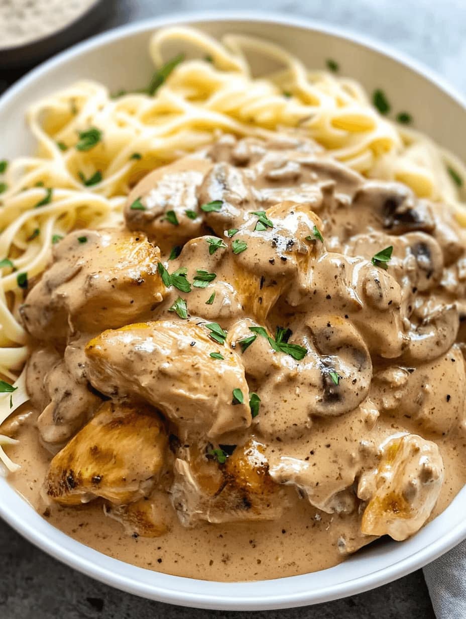 Homemade Chicken Stroganoff