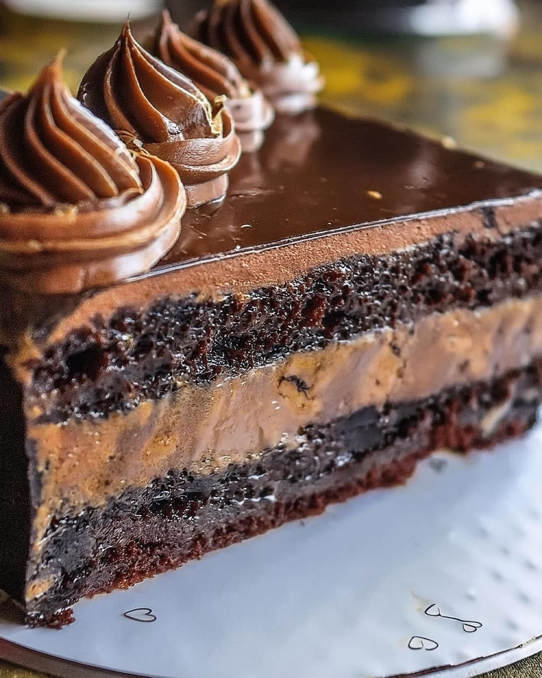 Chocolate Peanut Butter Cup Galaxy Cake