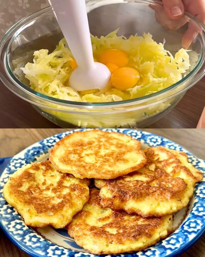 Savory Cabbage and Onion Fritters