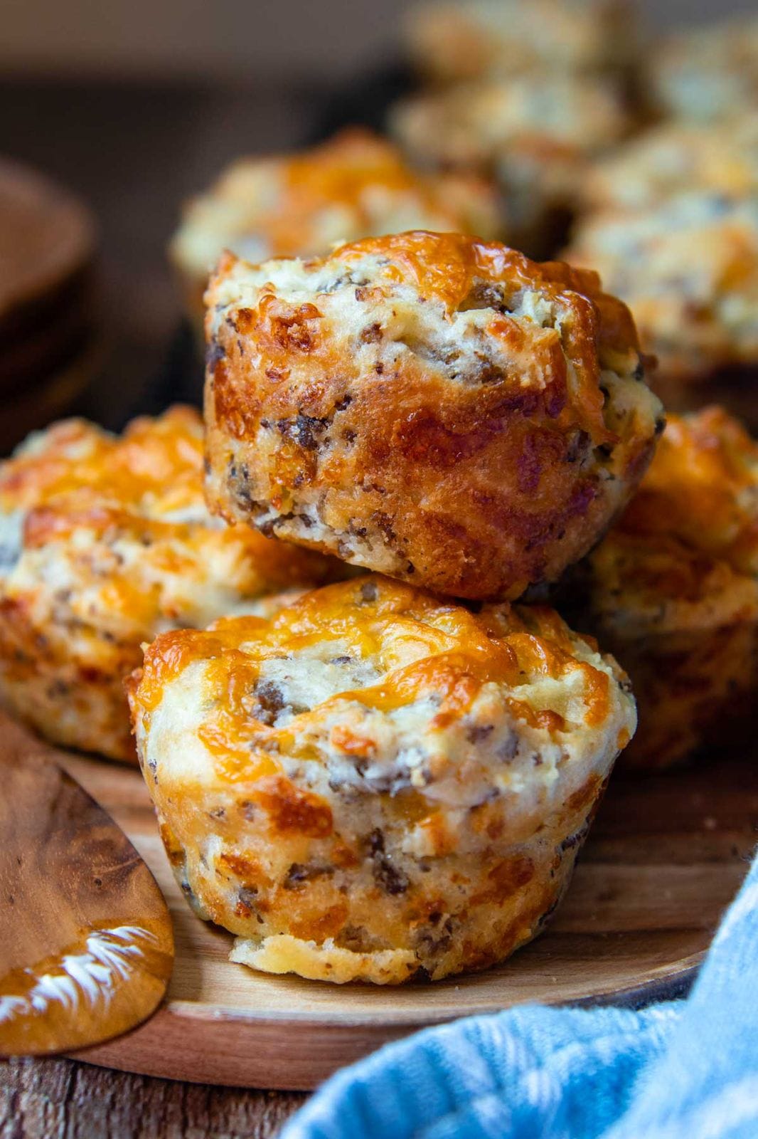 Savory Sausage and Cheese Muffins