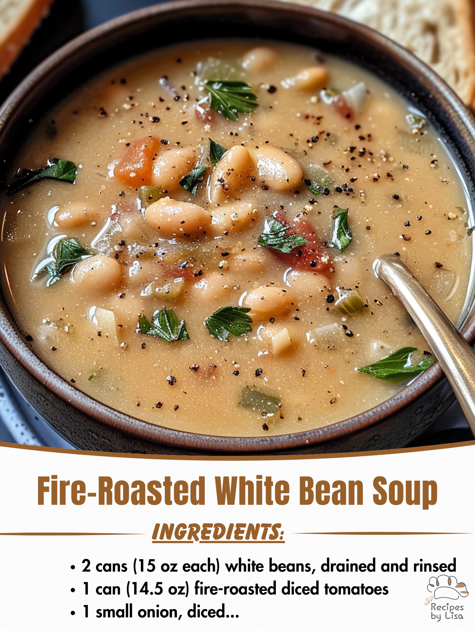  Fire-Roasted White Bean Soup