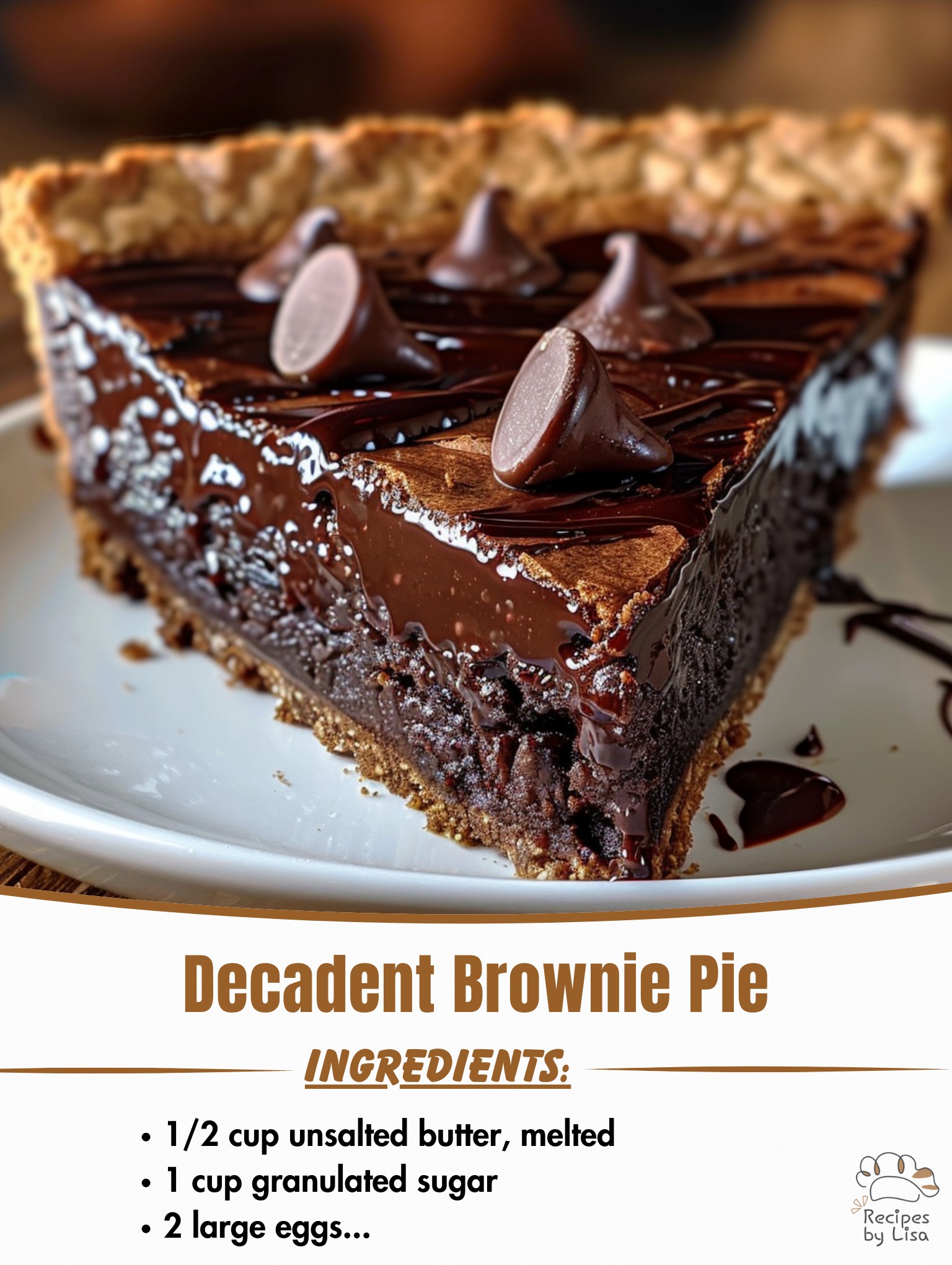  Decadent Brownie Pie 