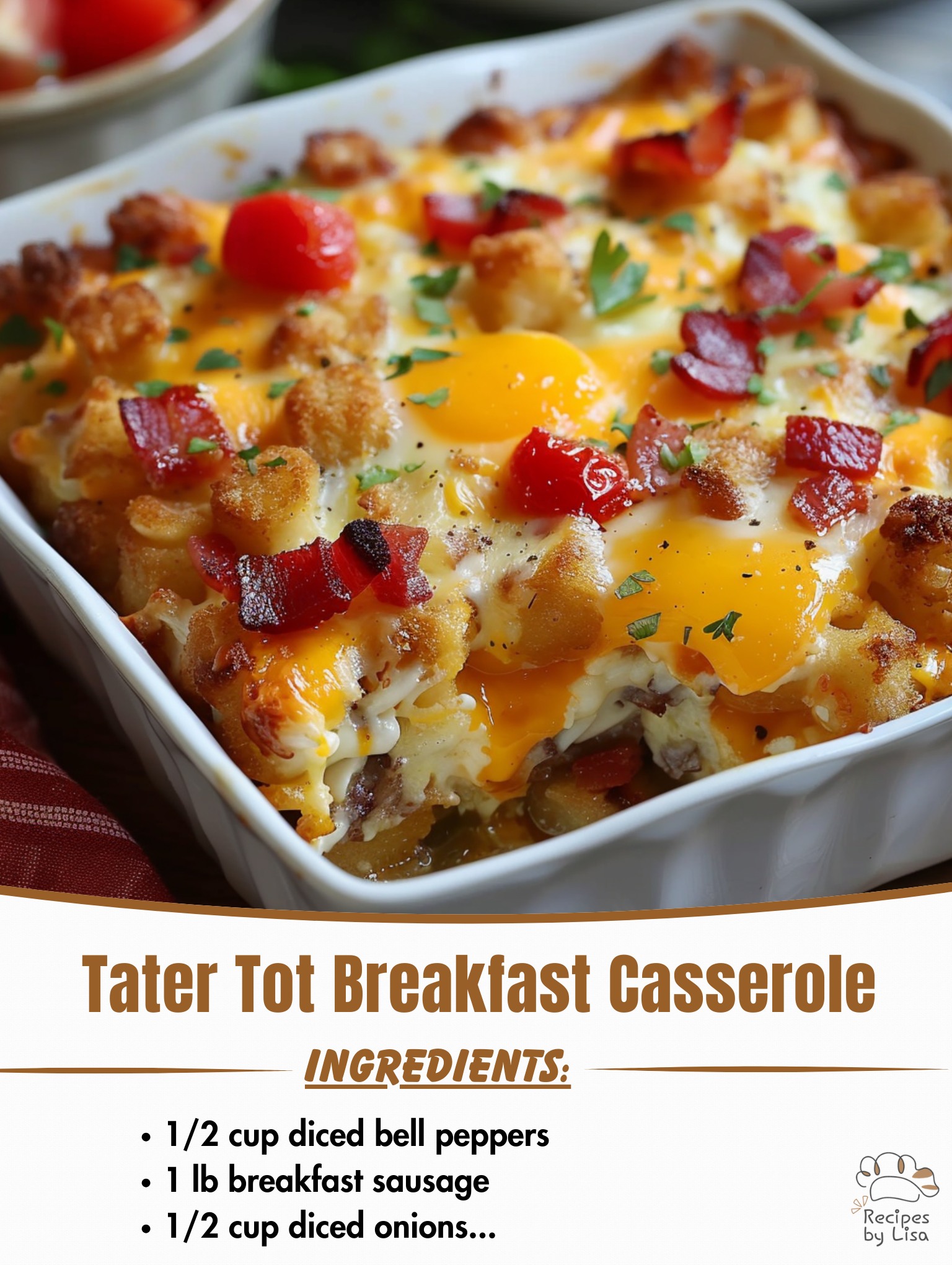 Tater Tot Breakfast Casserole 