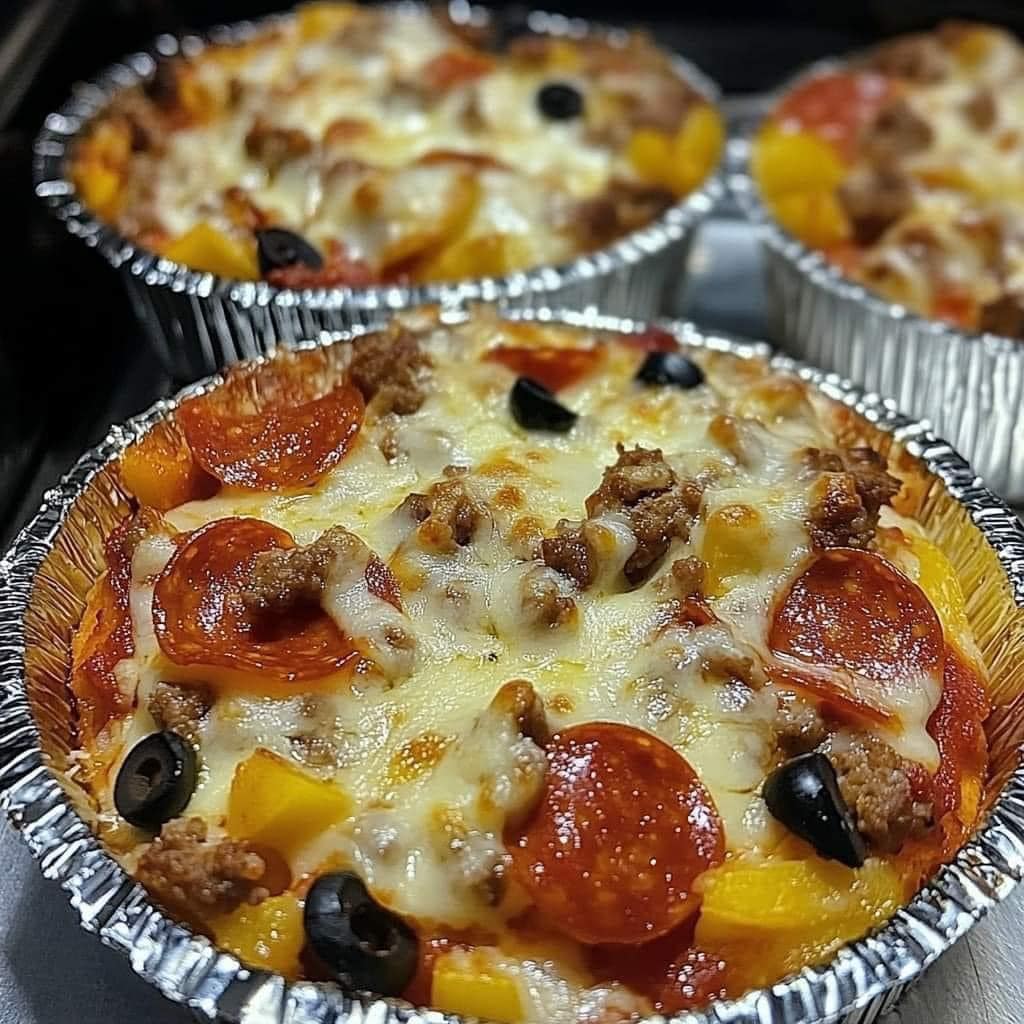 Low Carb pizza bowls