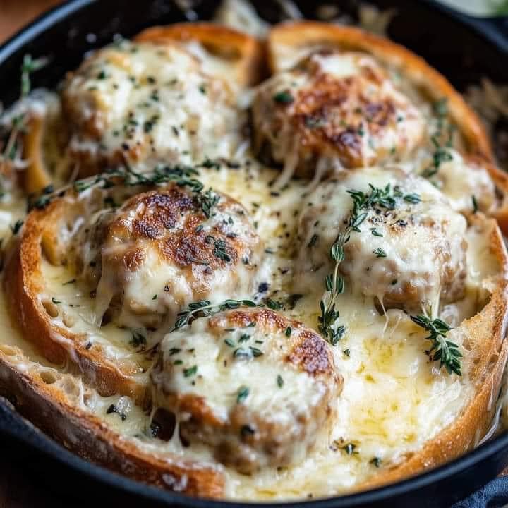 Garlic Butter Chicken Meatballs