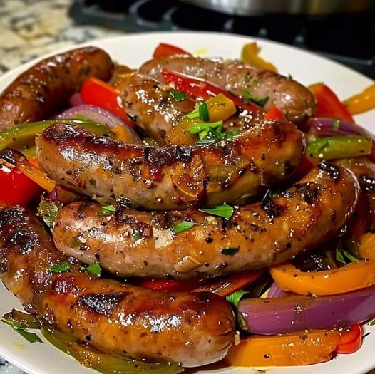 ‼️ITALIAN SAUSAGE WITH PEPPERS ANDONIONS‼️