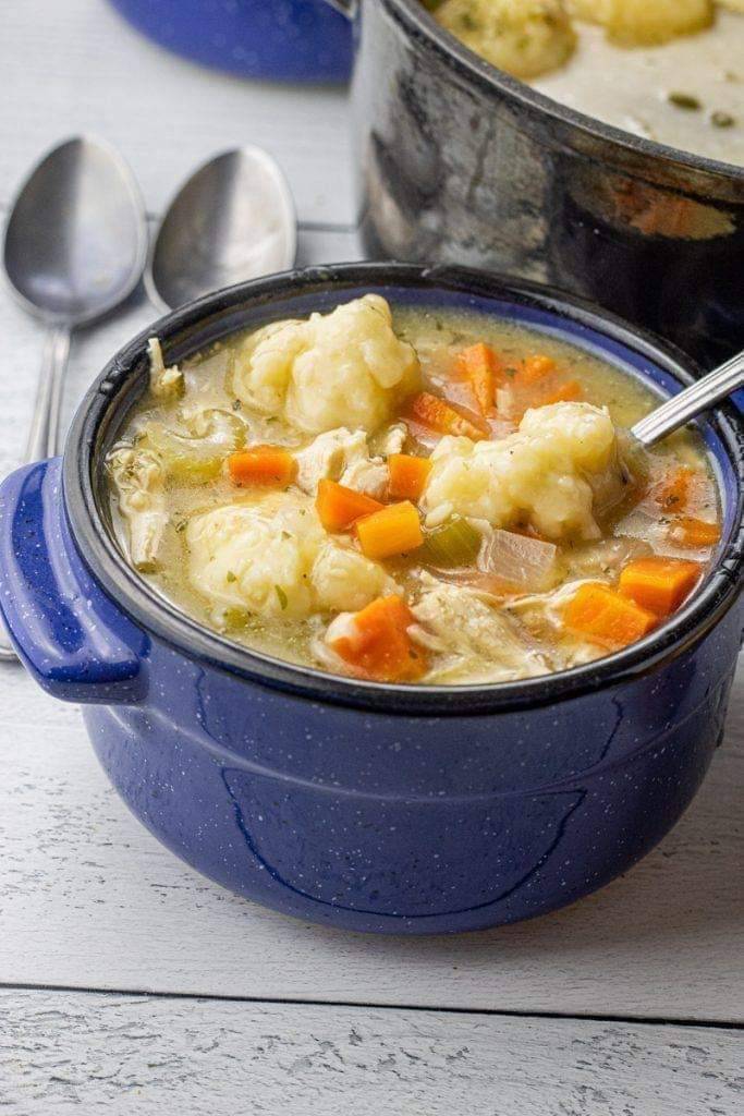 Chicken and Dumpling Soup. serves 8