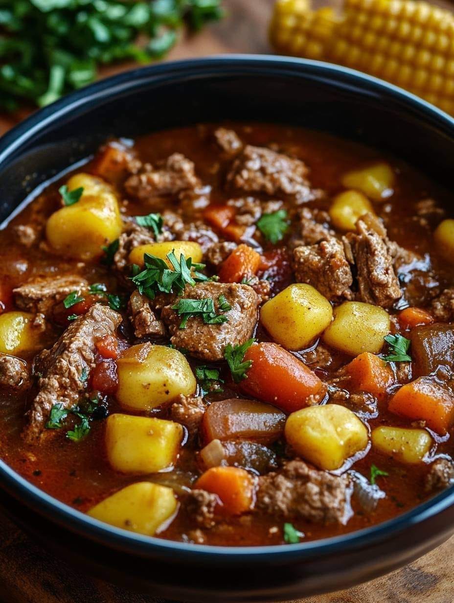 Get ready for a flavorful ride with this Texas Cowboy Stew!