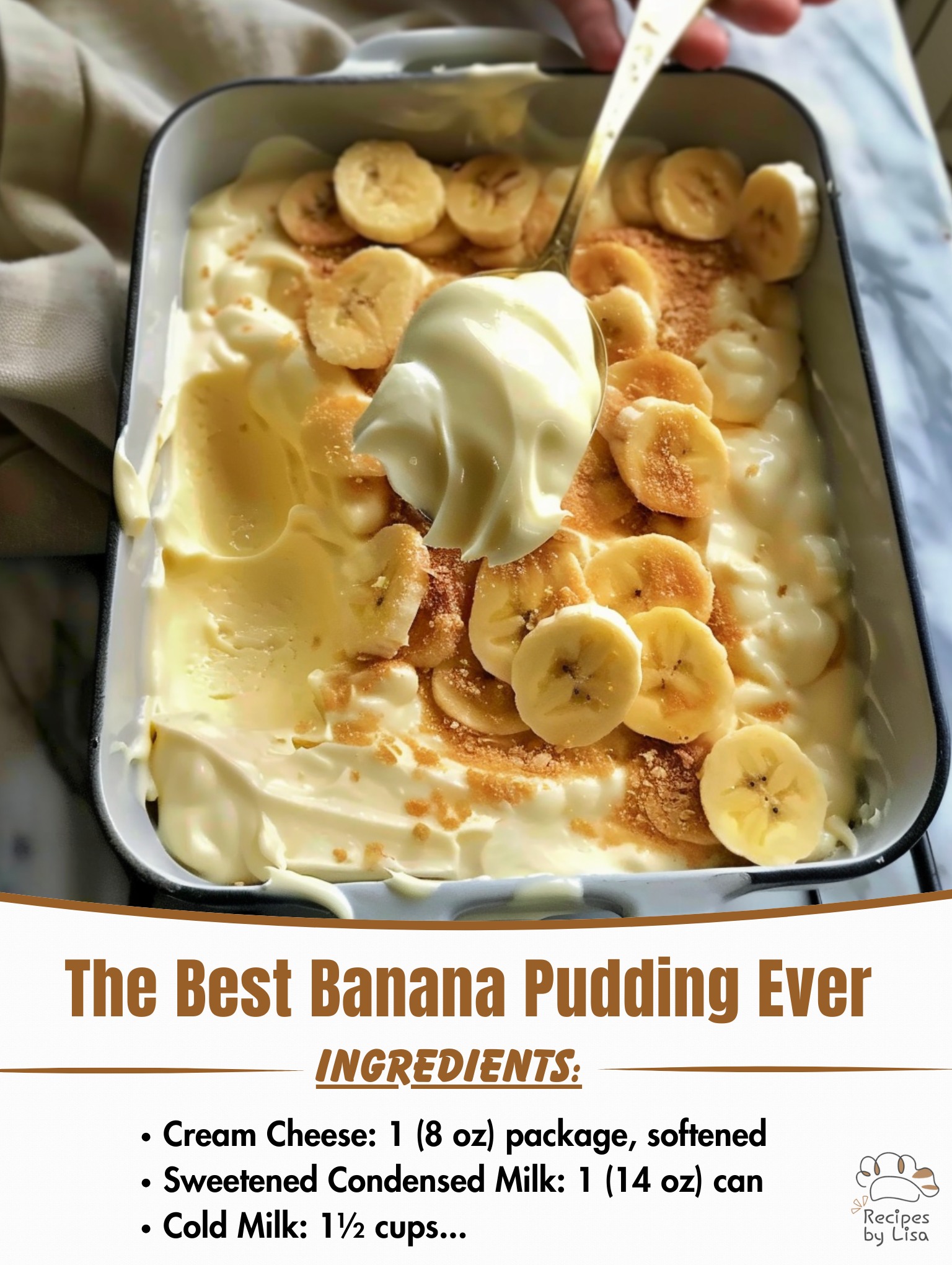 The Best Banana Pudding Ever 