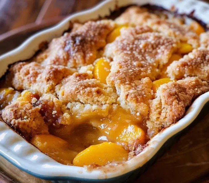 Peach Cobbler Pound Cake