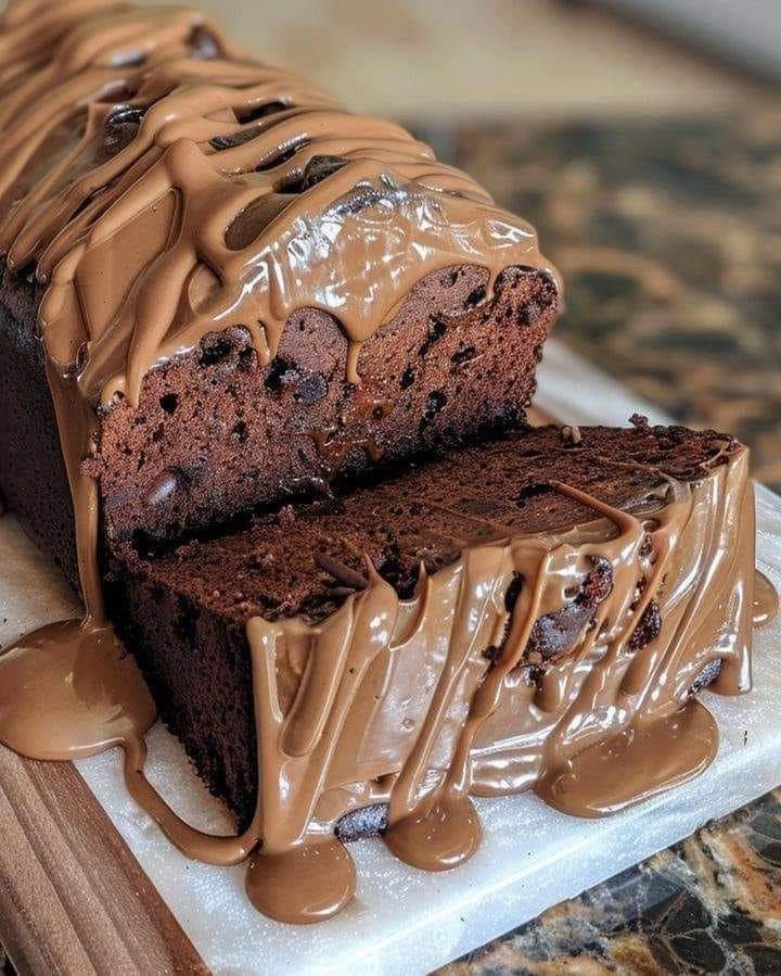 Luscious Chocolate Caramel Coffee Cake 