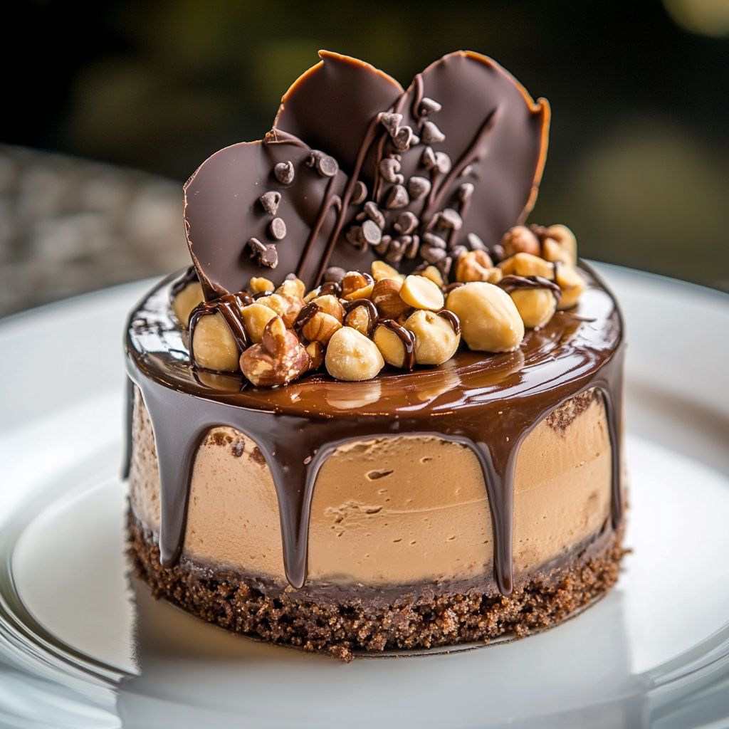 Decadent Chocolate Hazelnut Cheesecake 