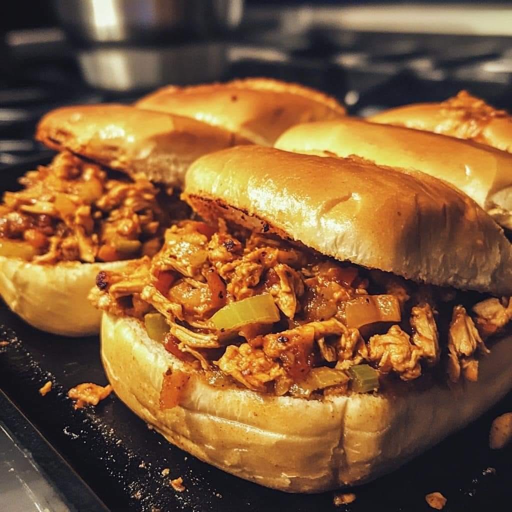 Cajun Chicken Sloppy Joes