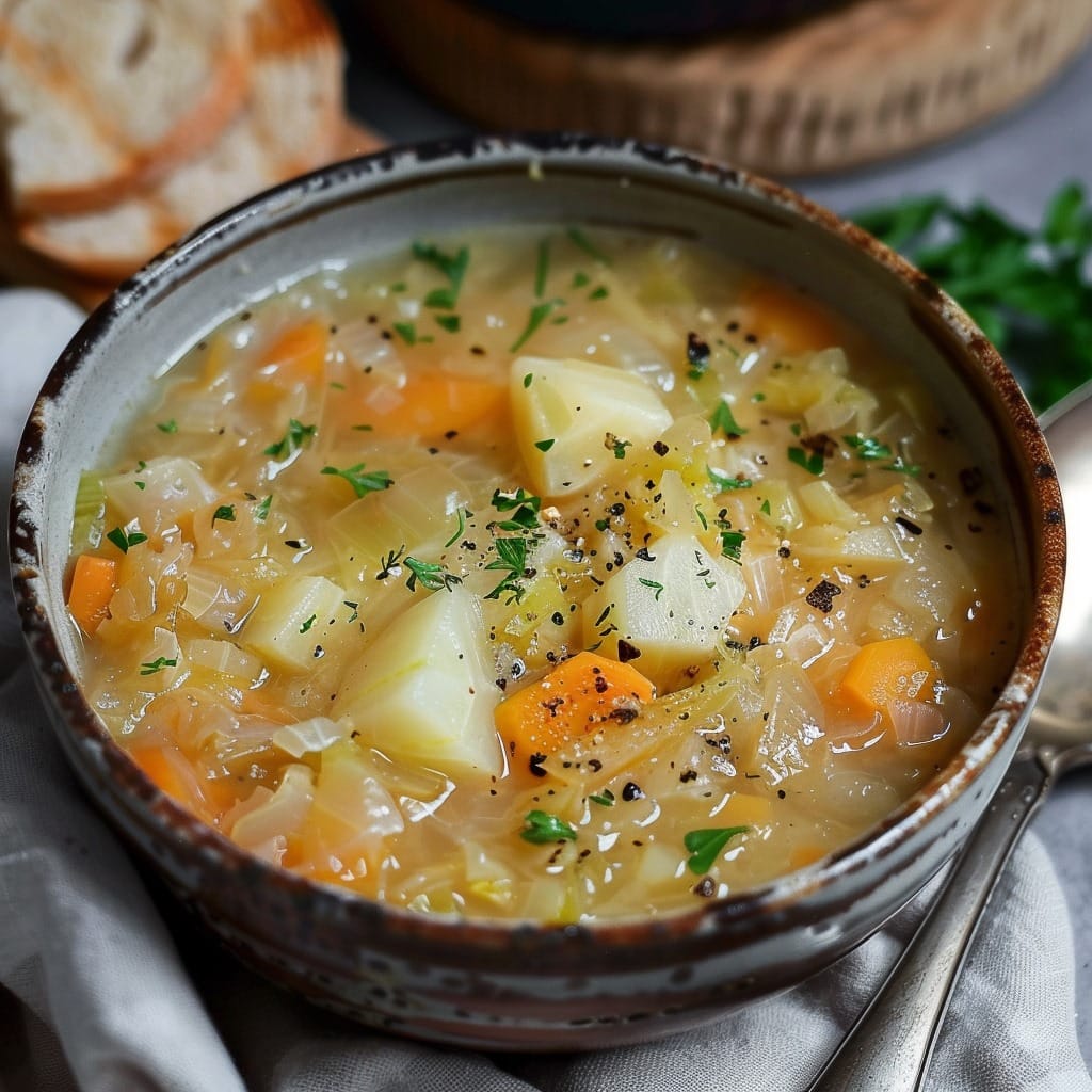 Polish Sauerkraut Soup (Kapusniak)