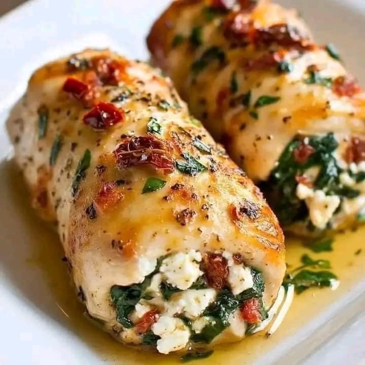 Spinach Garlic Meatballs Stuffed with Mozzarella Recipe