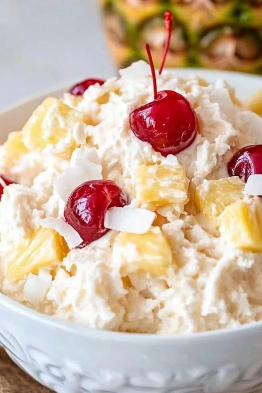 Hawaiian Pineapple Coconut Fluff Recipe: A Tropical Delight