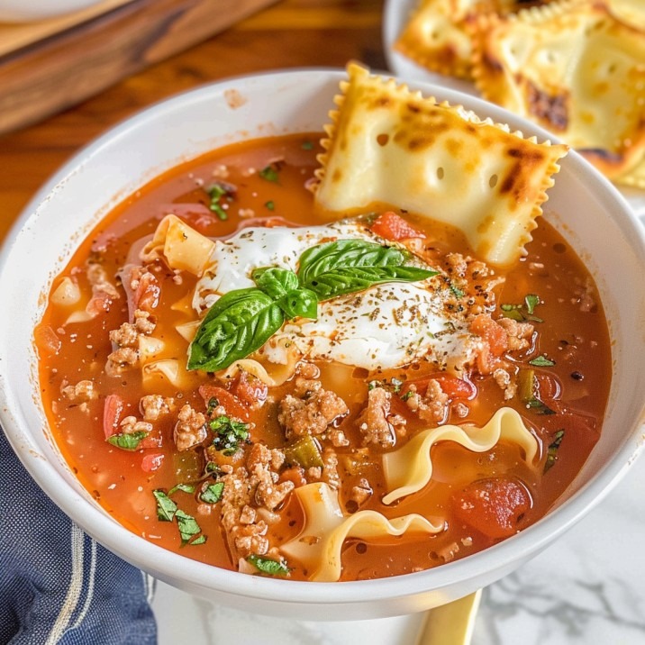  Easy Lasagna Soup 