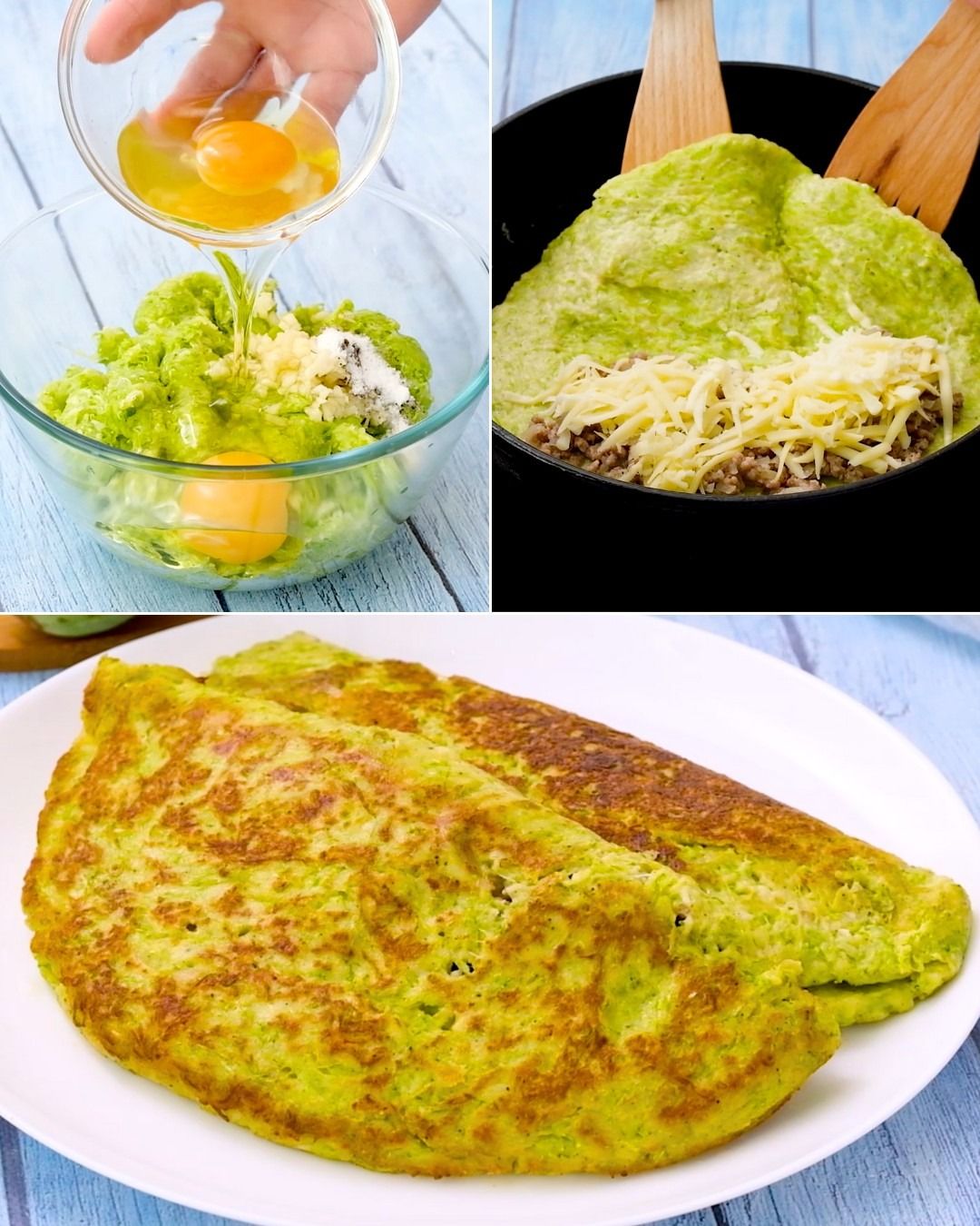 Keto Zucchini Crepes Recipe