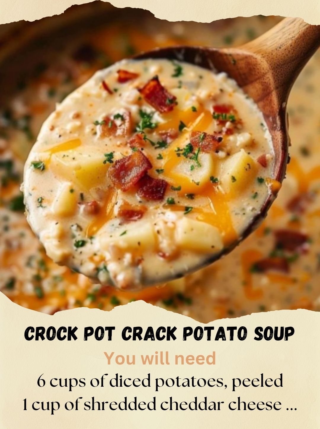 Crock Pot Crack Potato Soup