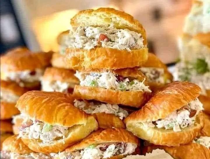 Chicken Salad Croissant Sandwiches Recipe 