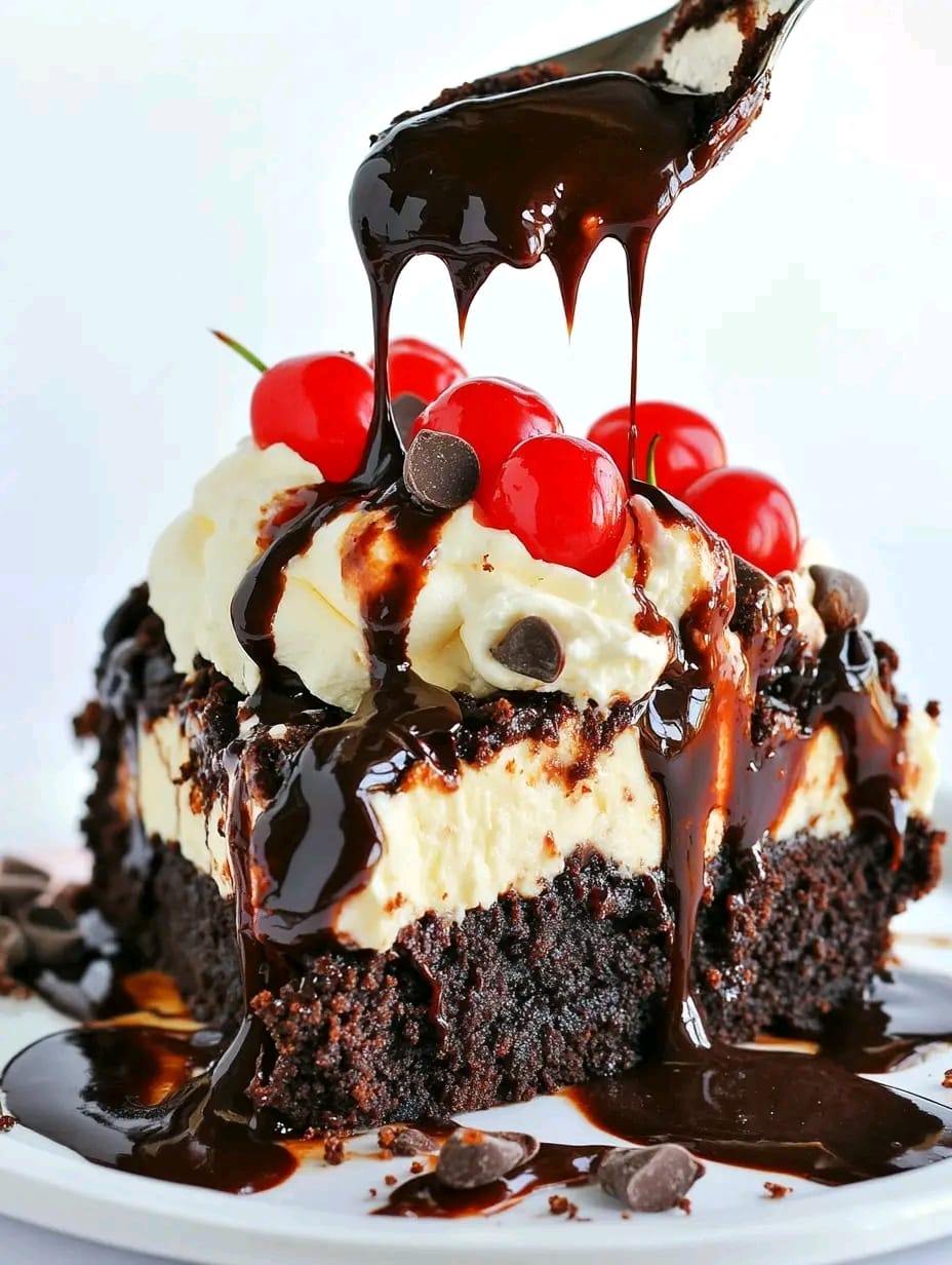 Sumptuous Hot Fudge Sundae Cheesecake Temptation