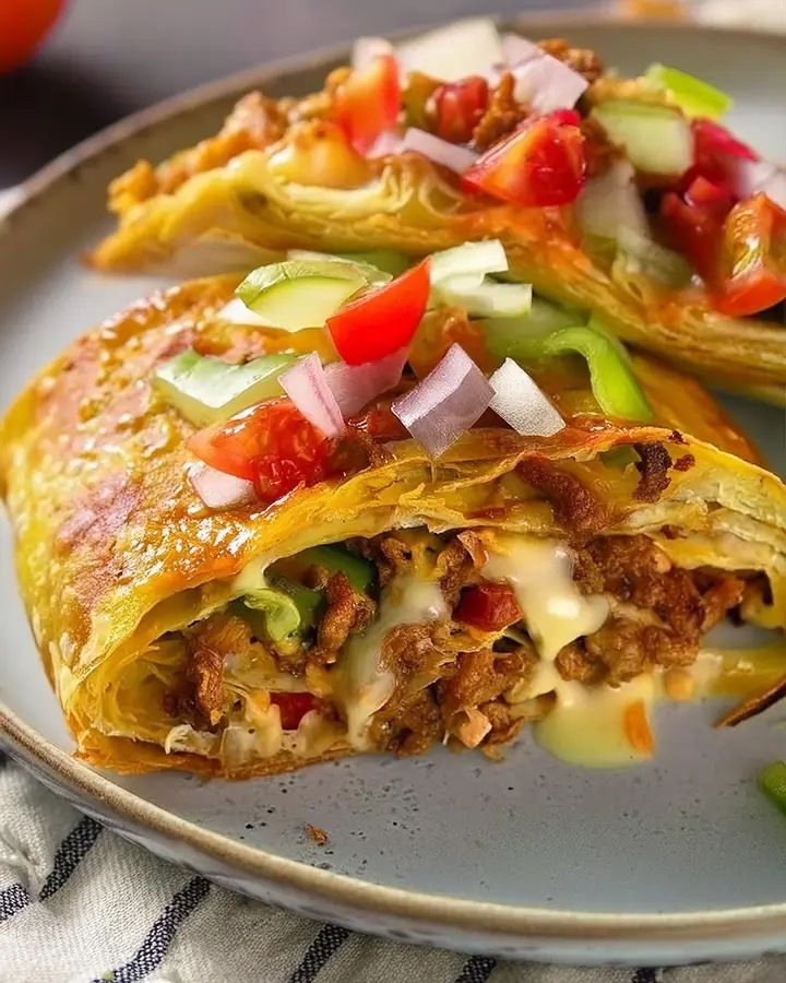 Pillsbury Crescent Roll Taco Bake 