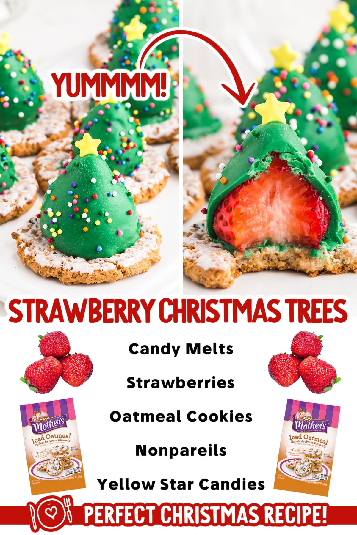 Strawberry Christmas Trees