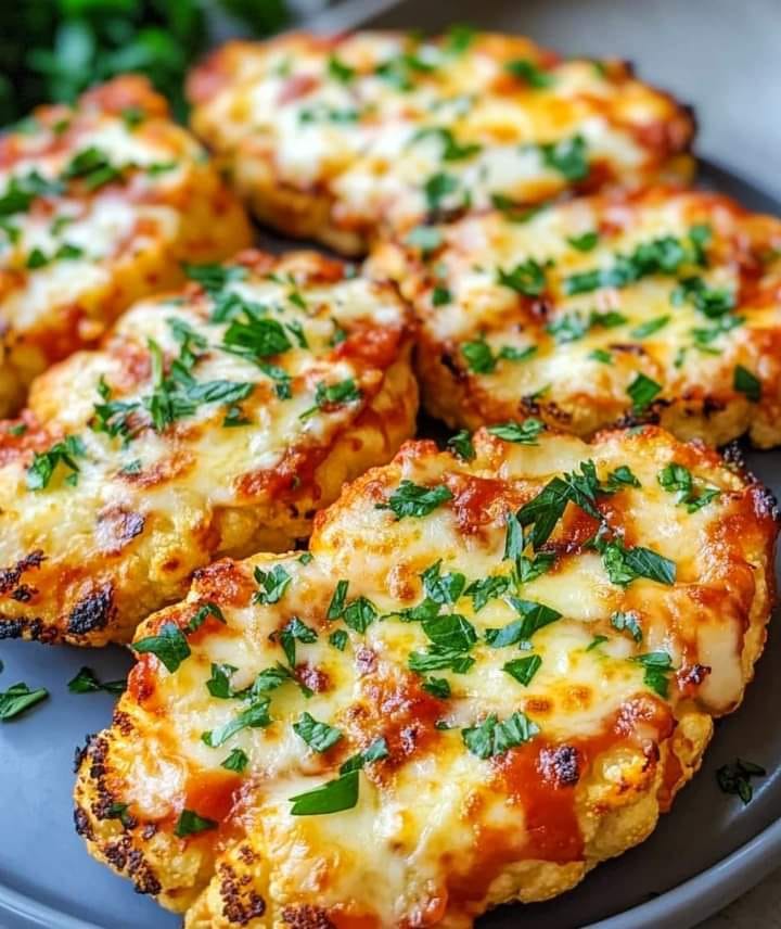 Cheesy Marinara Cauliflower Steaks: A Hearty, Meat-Free Meal That Packs Big Flavor