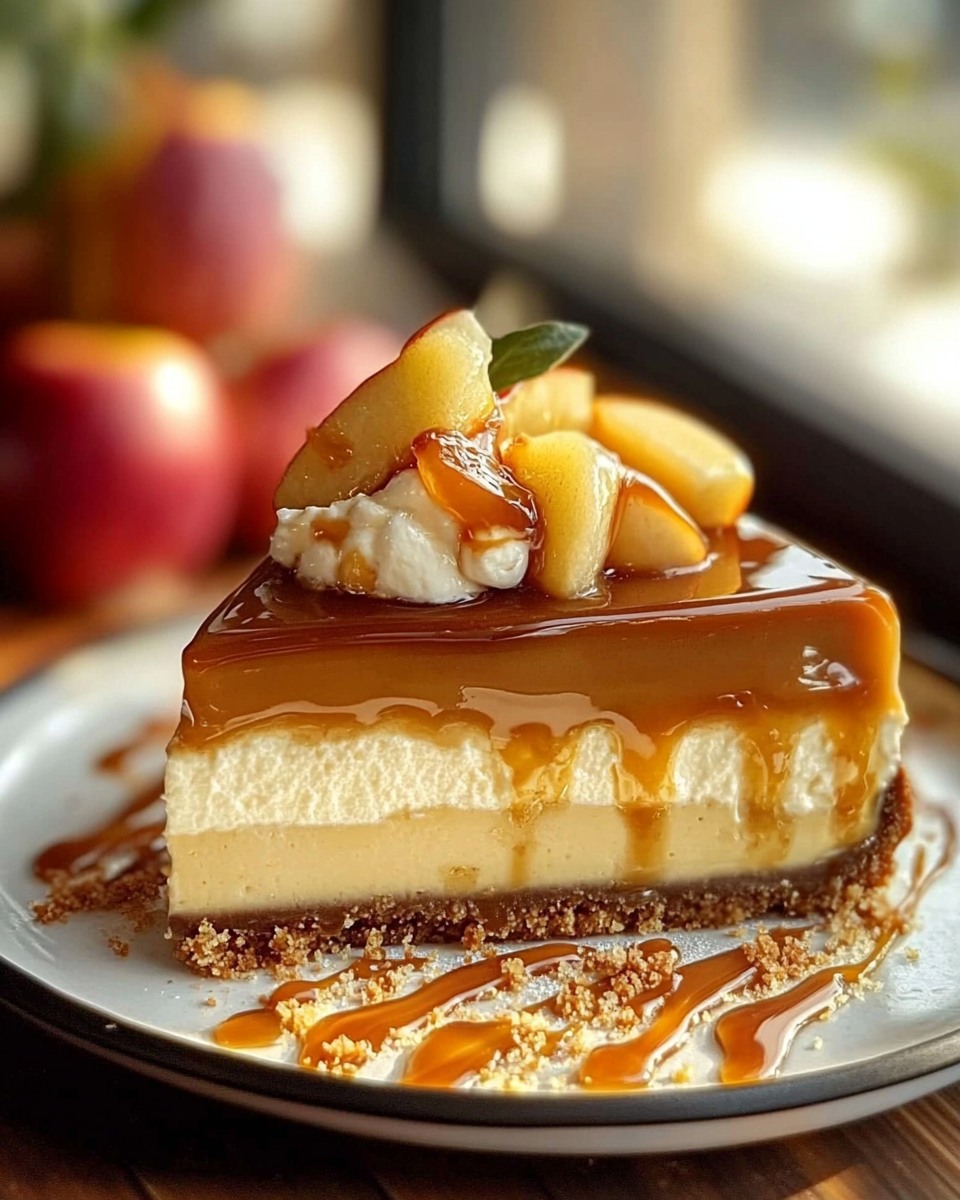 Would you Eat Luxurious Caramel Apple Cheesecake? 