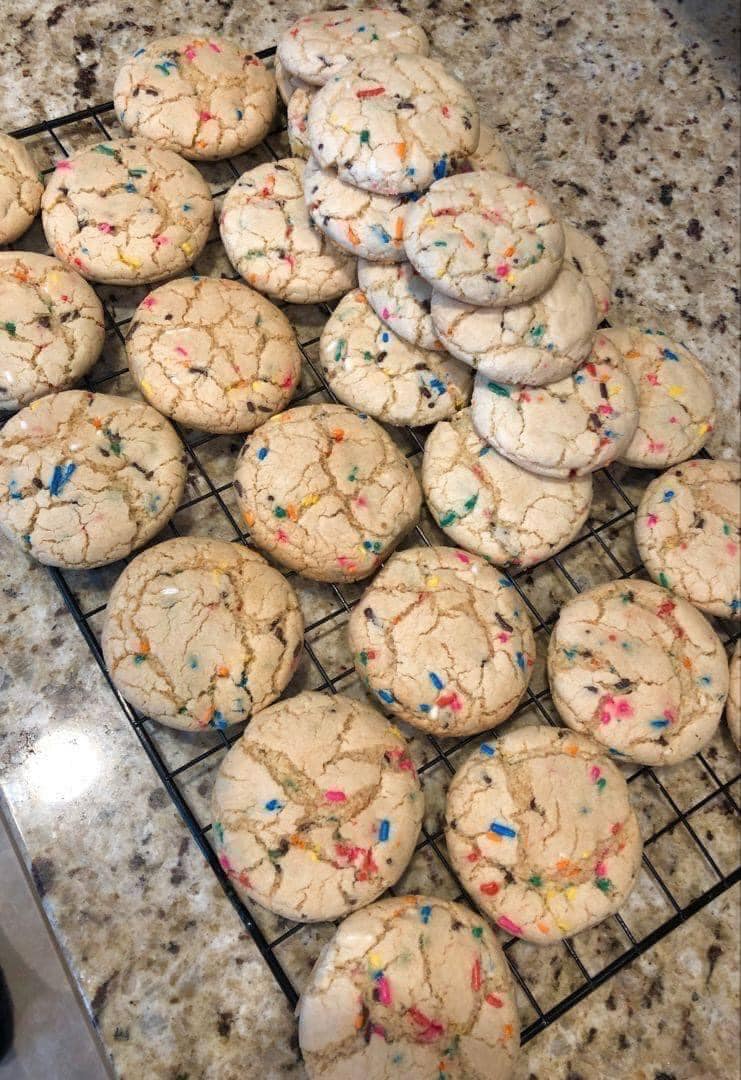 Weight Watchers Funfetti Cake Mix Cookies