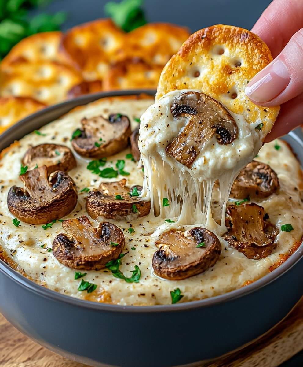 Stuffed Mushroom Dip