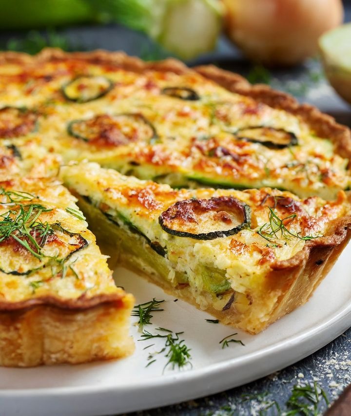 Zucchini Onion Pie